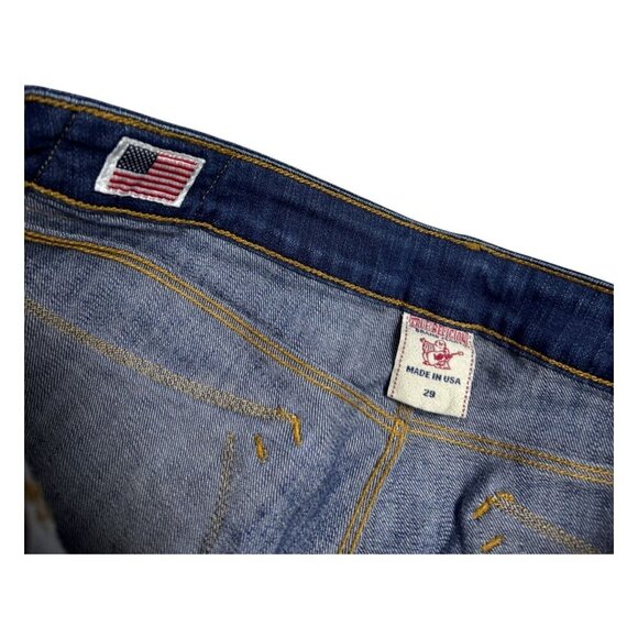 True Religion Blue Flare Jeans - Picture 6 of 9